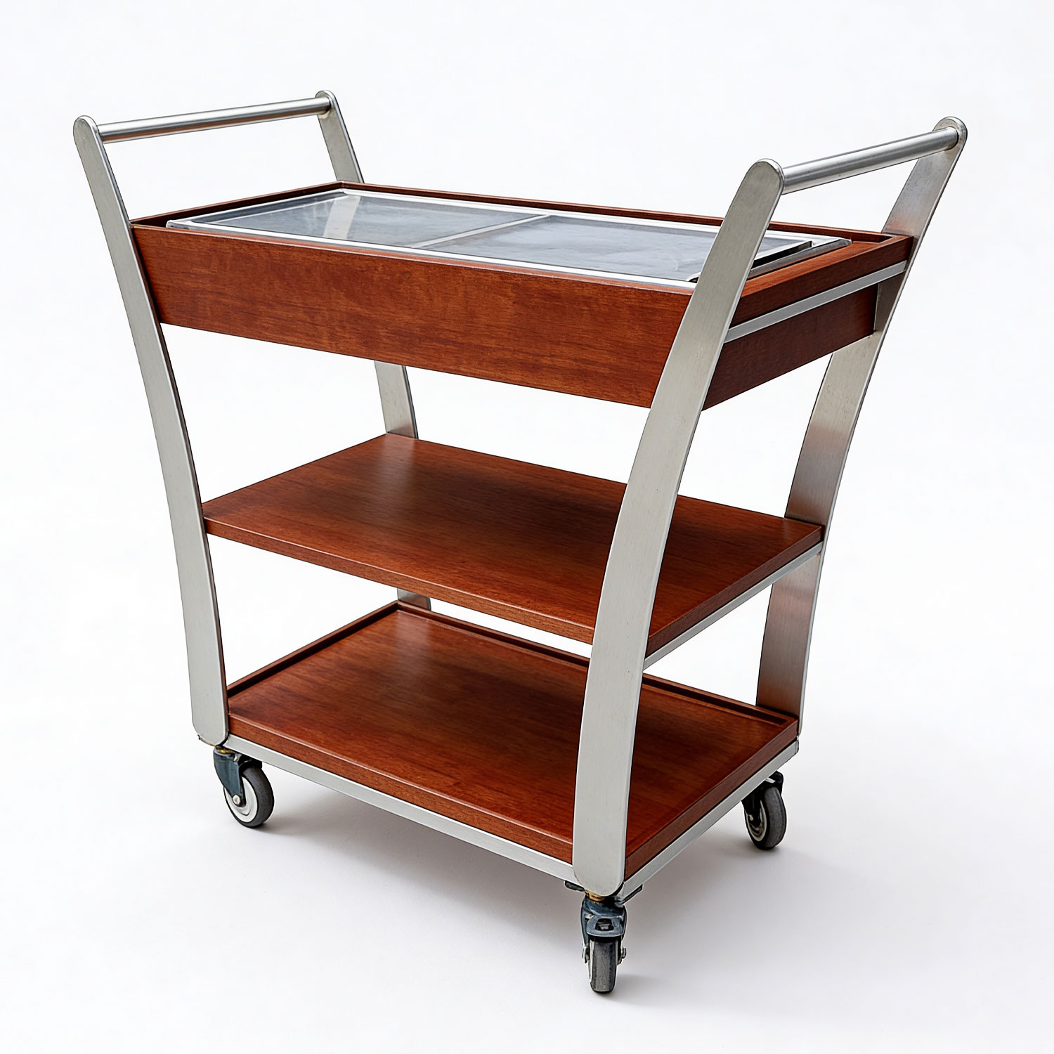 Сервировочная тележка для подачи сыра