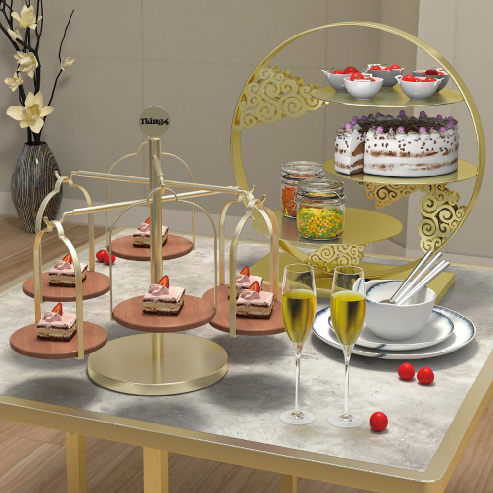 Дисплей для десертов "Кувшинки"