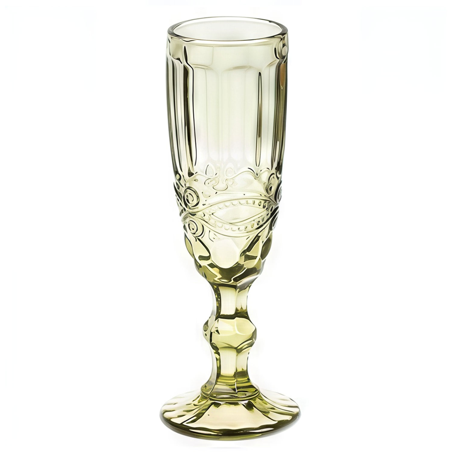 Бокал флюте 150 мл,  зелёный