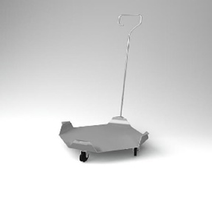 Тележка к баку для сбора отходов