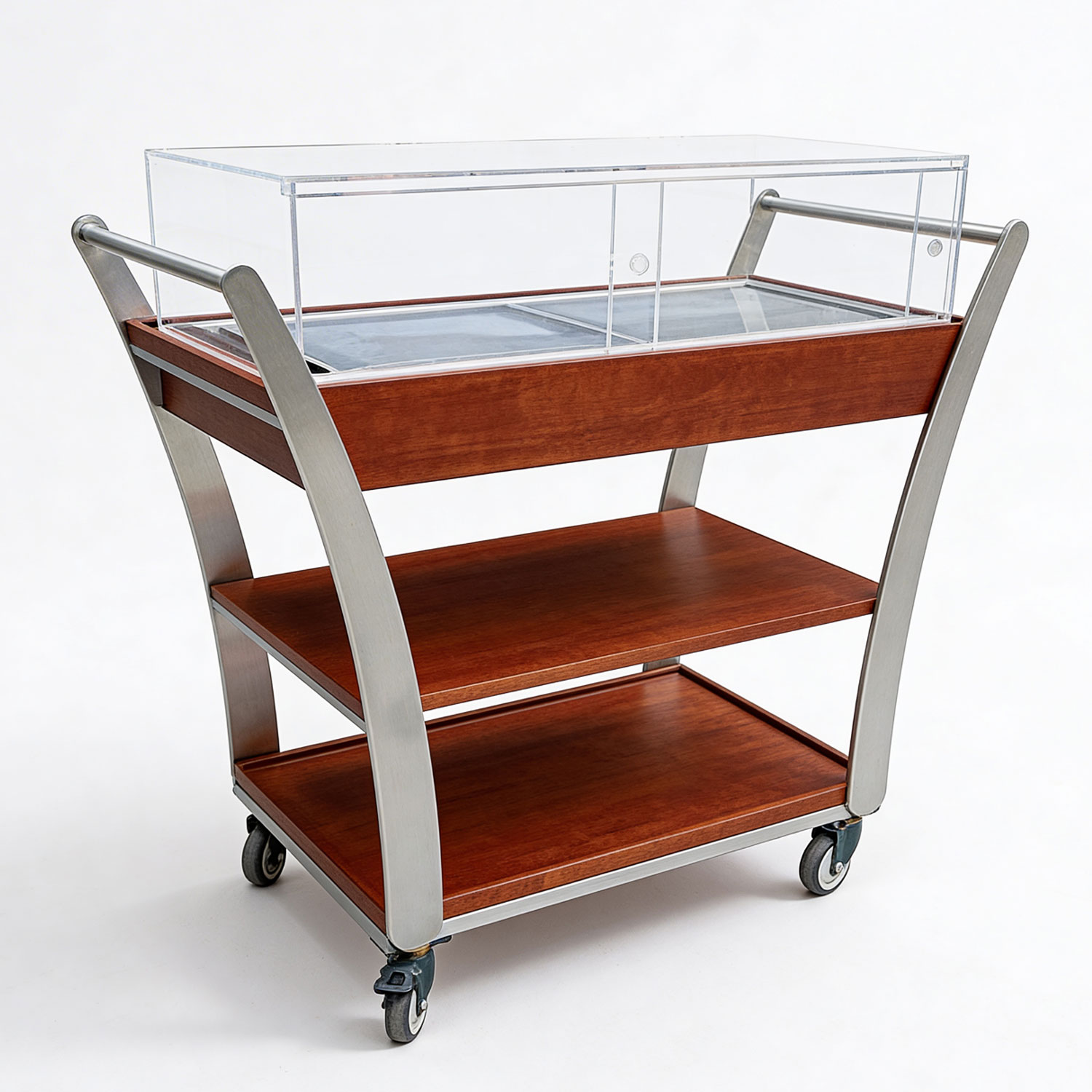 Сервировочная тележка для подачи сыра