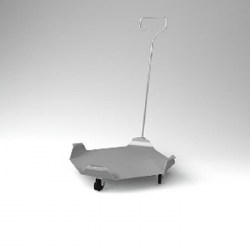 Тележка к баку для сбора отходов