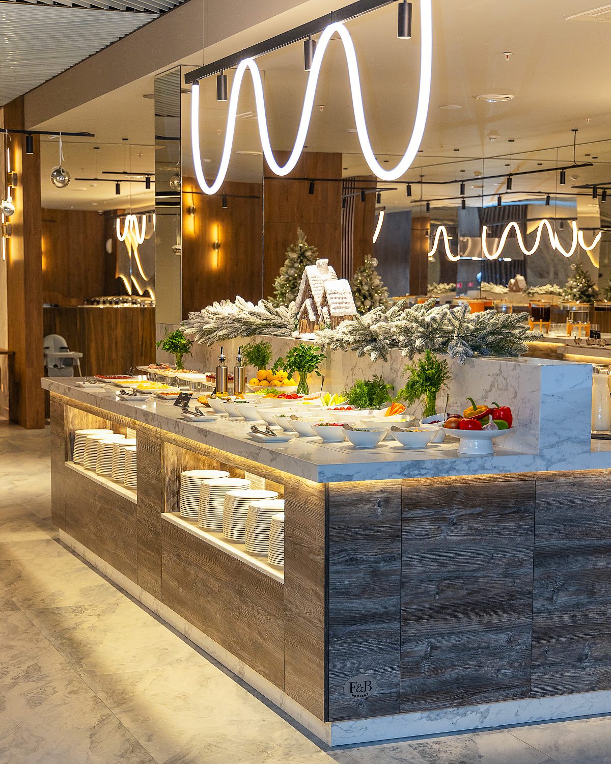 Шведская линия для отеля Azimut Vinogradnaya