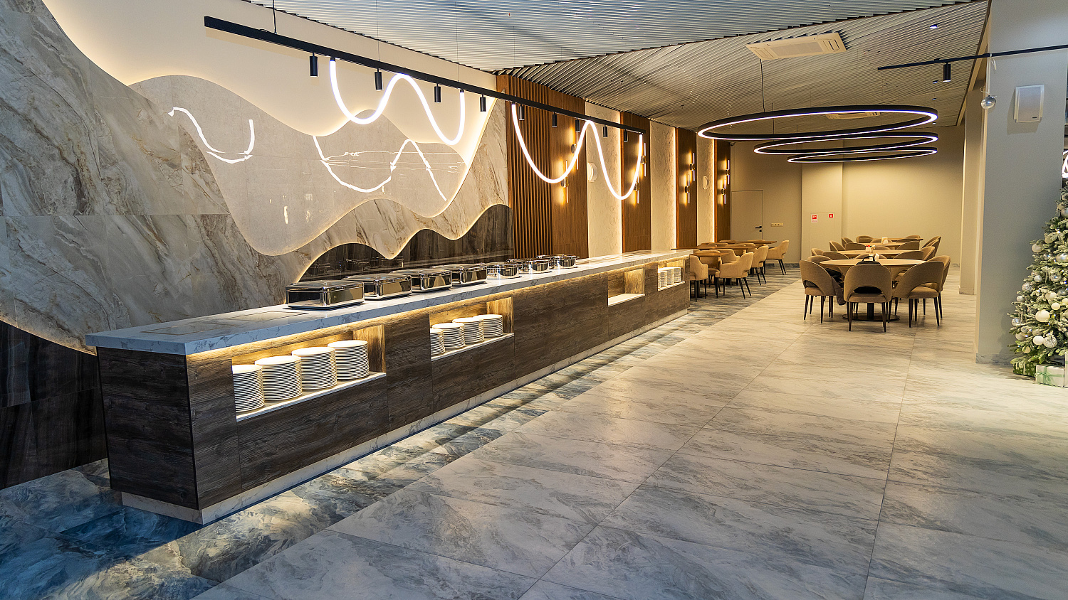 Шведская линия для отеля Azimut Vinogradnaya